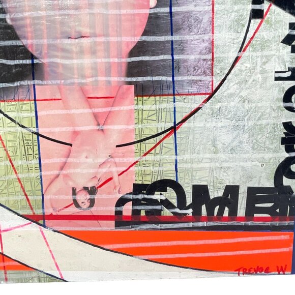 Trevor Williamson "Hollywood Faceless" Abstract Painting - Picture 6 of 16